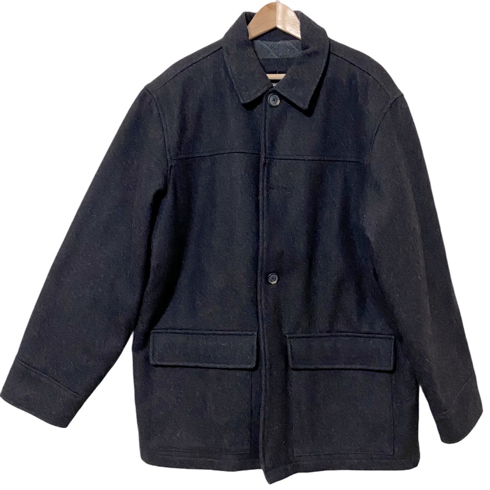 Old Navy Men’s Wool Blend Button Front Coat Size L